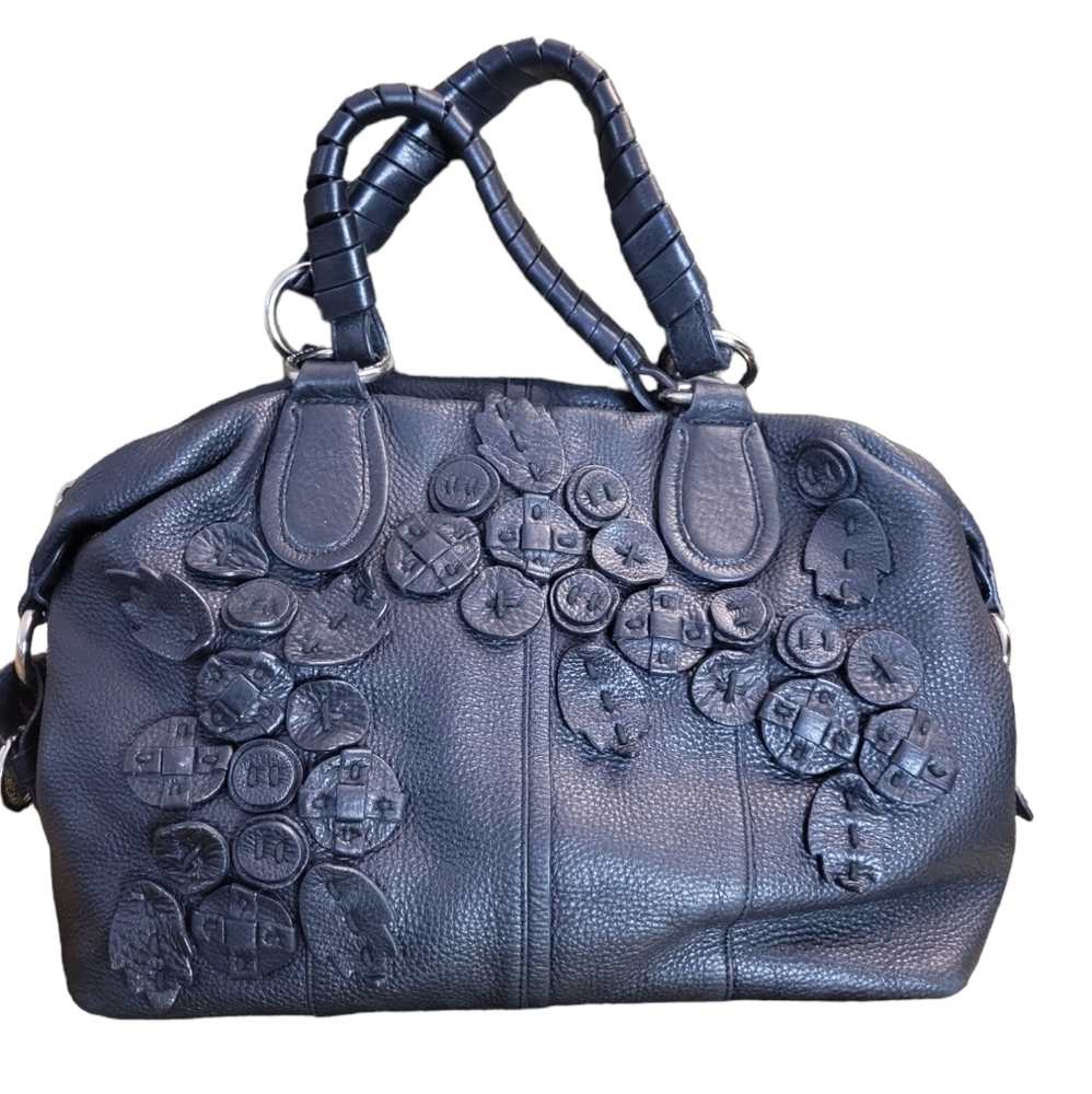 Tosca Blu black leather purse bag